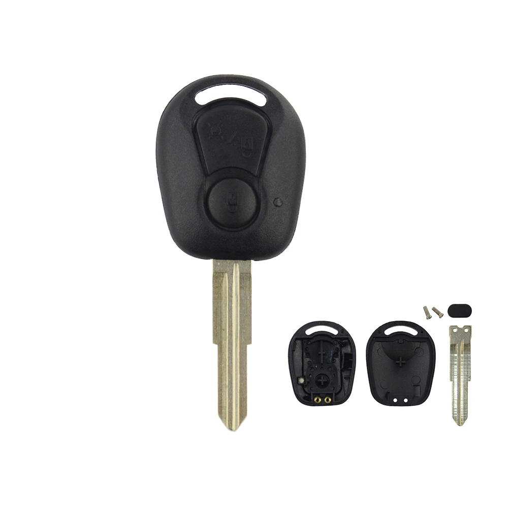 OkeyTech 2/3 Buttons Modified Car Key Shell Case Cover Fob For Ssangyong New Actyon SUV Kyron Rexton Auto Blanks | Автомобили и