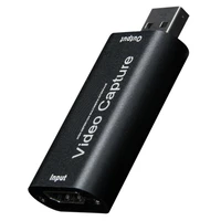 2020 mini video capture card usb 2 0 compatible video grabber record box for ps4 camcorder camera recording streaming