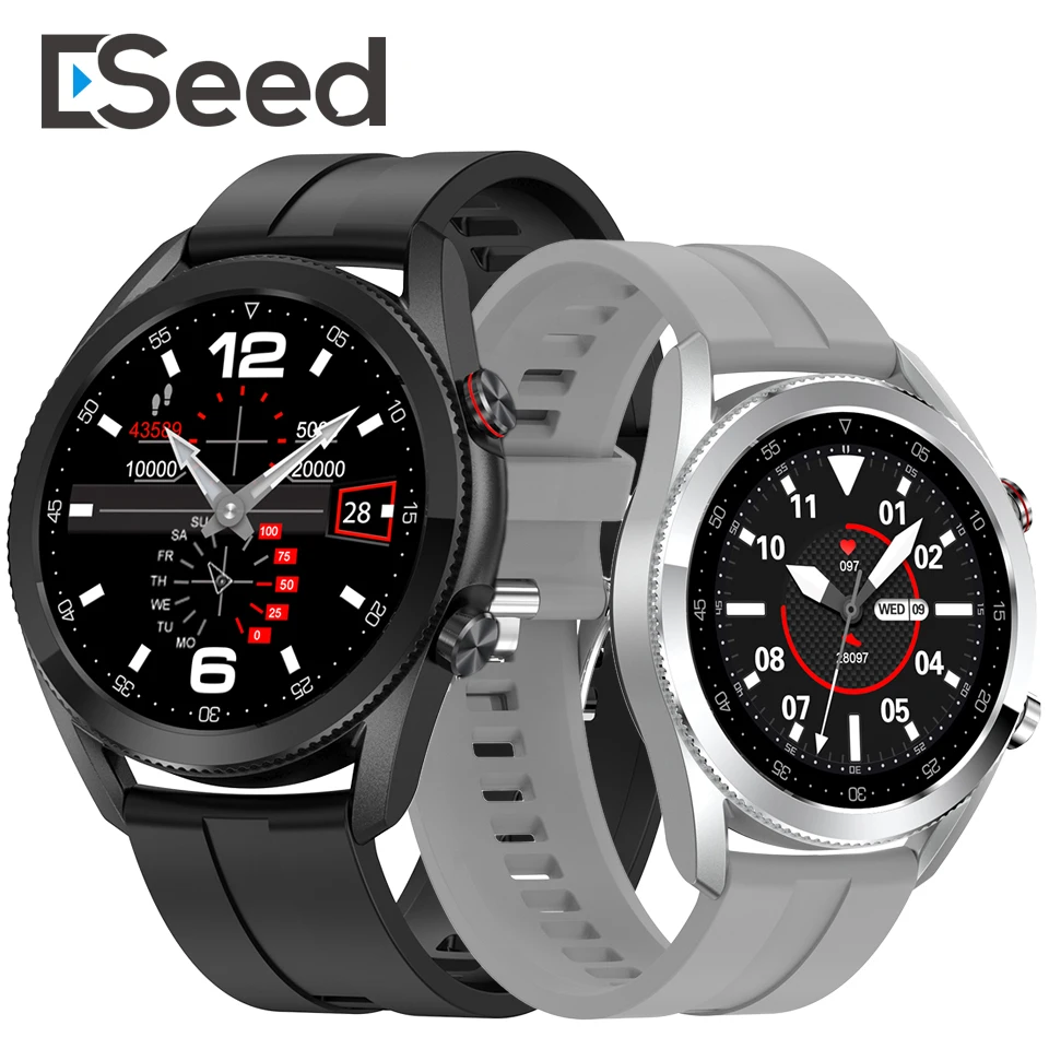 

Смарт-часы ESeed L19, IP68, 1,3 дюйма, пульсометр, ЭКГ, BT