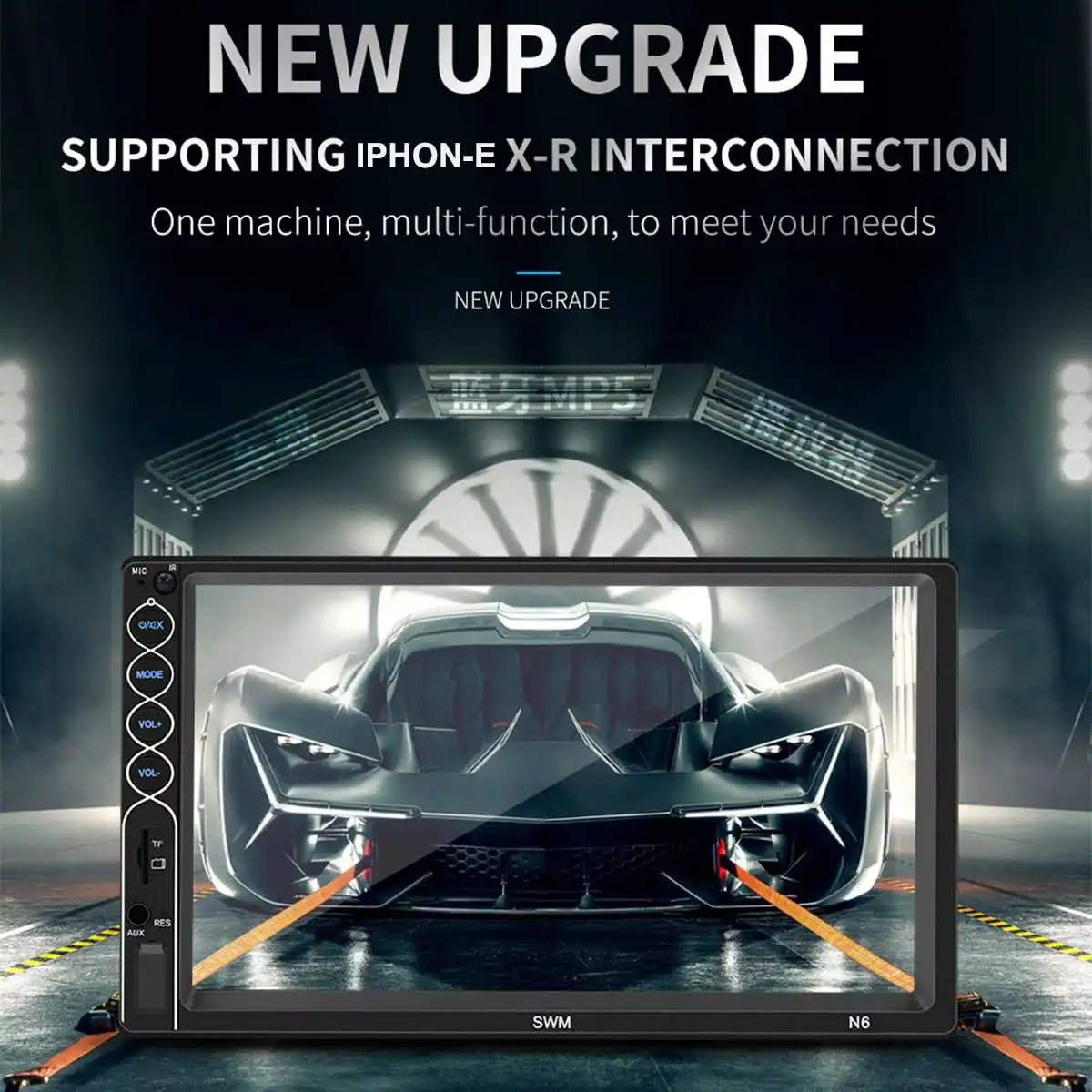 7 &quotHD 2 din Android 8 1 IOS автомобильный мультимедийный плеер Автомобильный регистратор