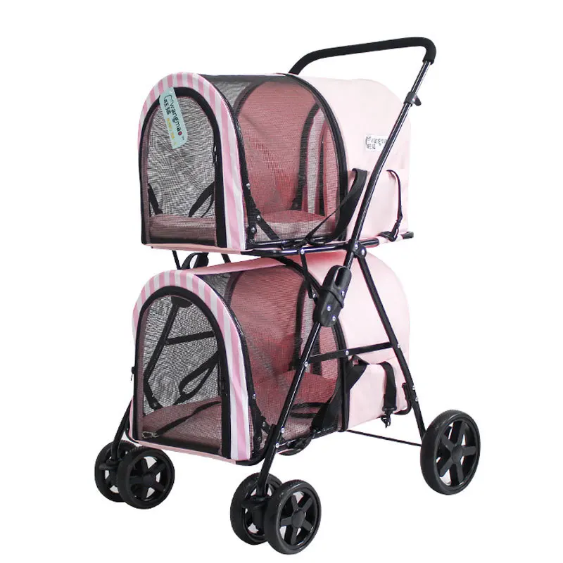 

Manufacturers directly for pet trolleys large capacity storage collapsible removable cart rear wheel brake design