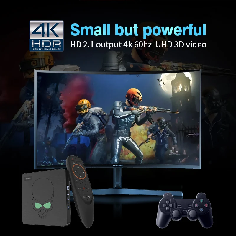 Beelink X King S922X Wi-Fi 6 Ретро электронная игровая консоль Мини ТВ приставка с