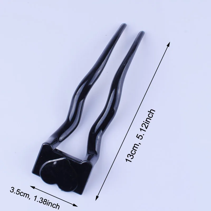 2019 New U Shape Hair Clips Grips Convenient Simple Plastic Forks Styling Tool Hairpins Newly Magic Bending Hairwear Decoration | Красота и