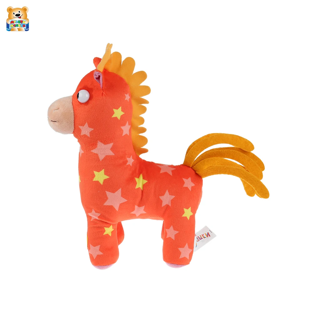 Игрушка мягкая Мульти-пульти Лошадка Иго-го из мультфильма Деревяшки 20см русская