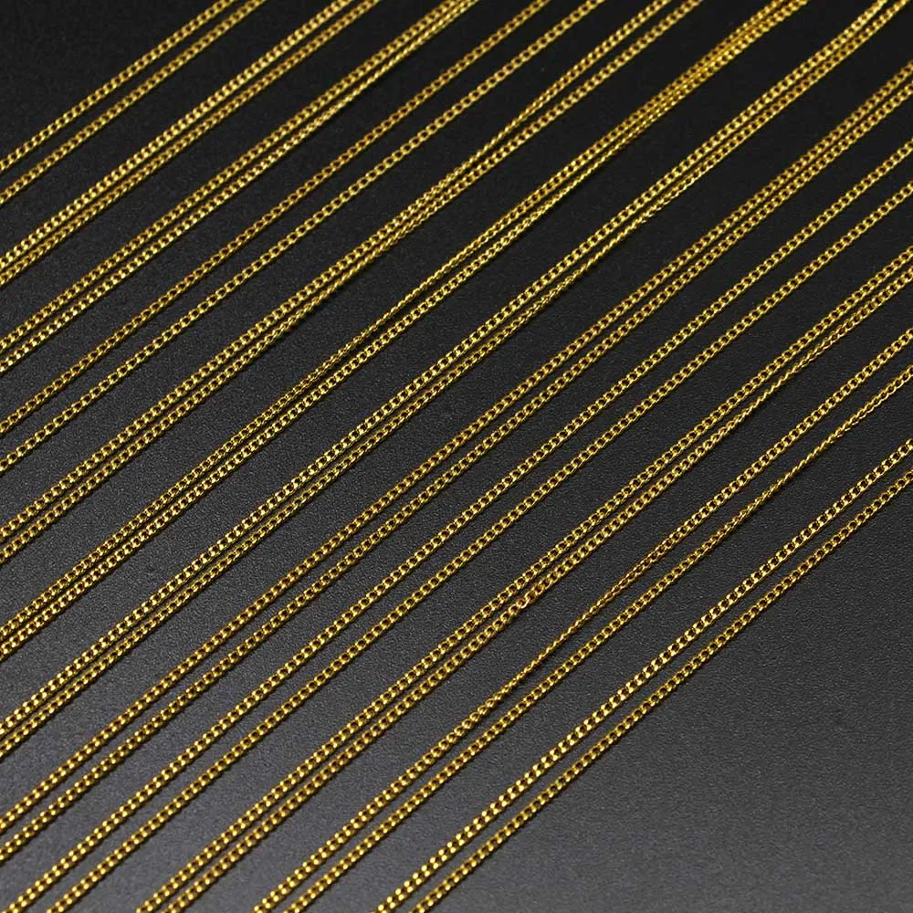 

12Pcs/Pack 45cm Lobster Clasp Necklace Chains For DIY Jewelry Findings Making Materials Charm Accessories Wholesale