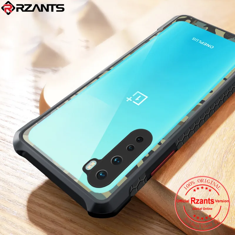 

Rzants For Oneplus Nord Case Hard chafer Shockproof Slim Crystal Clear Cover funda Casing