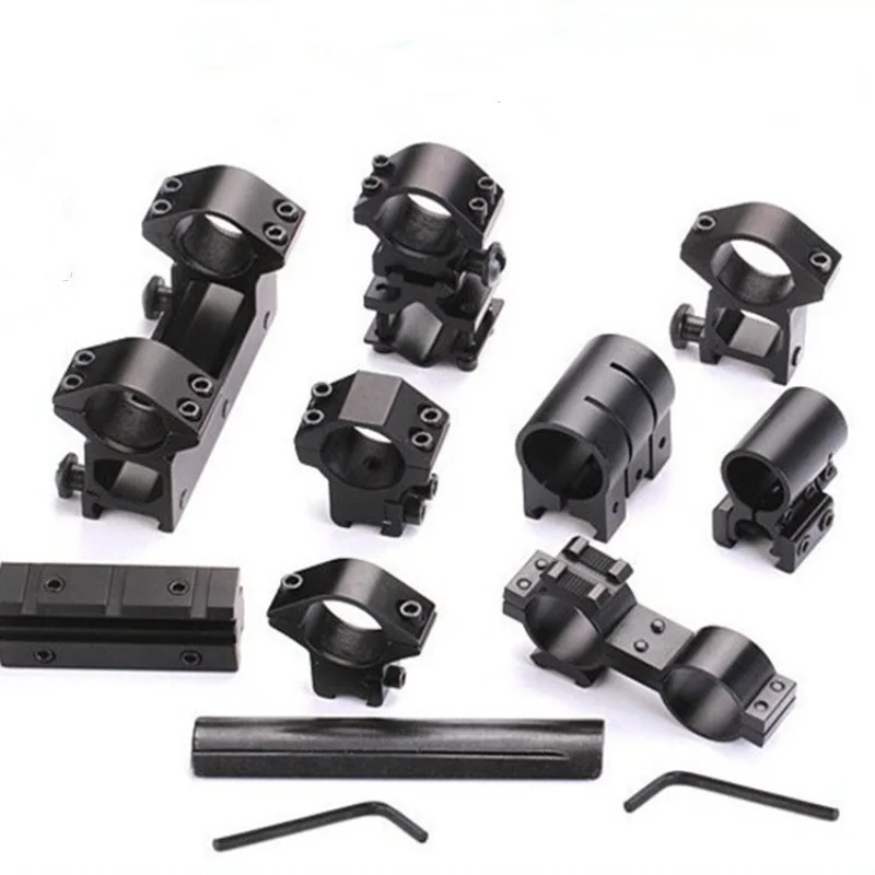 

Universal tube clip aiming mirror clamp rail connecting body clip octet 11 card slot fixed bracket mirror bridge laser clip