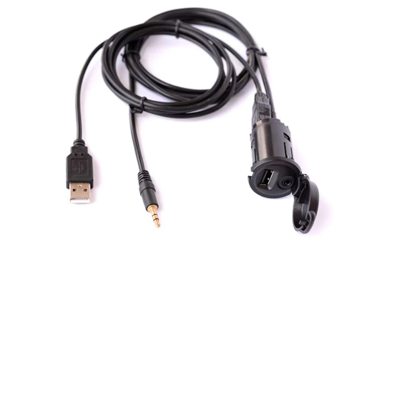 Подлокотник USB Aux MP3 аудио адаптер кабель для Citroen Peugeot RD45|Кабели адаптеры и
