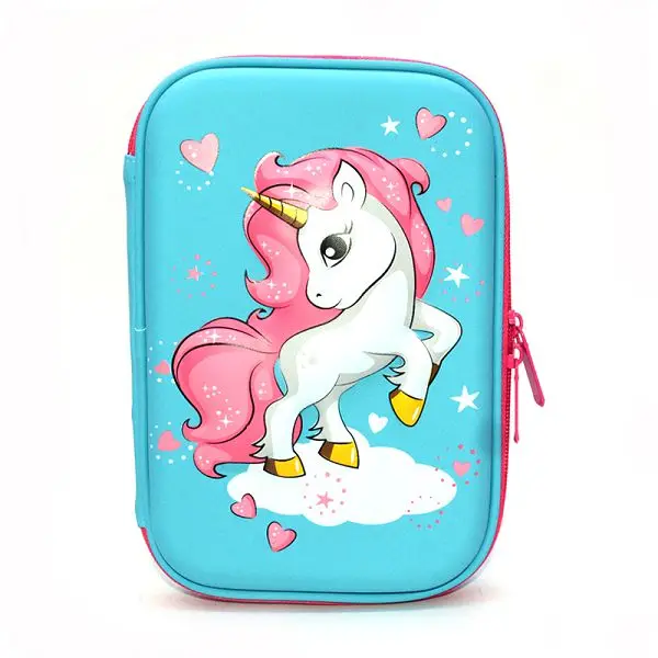 Kawaii estuche escol Чехол-карандаш для торта с единорогом escolar вместительный чехол-карандаш kalem kutu trousse skolaire stylo astuccio scuola чехол-ручка - Цвет: Kawaii estuche escol