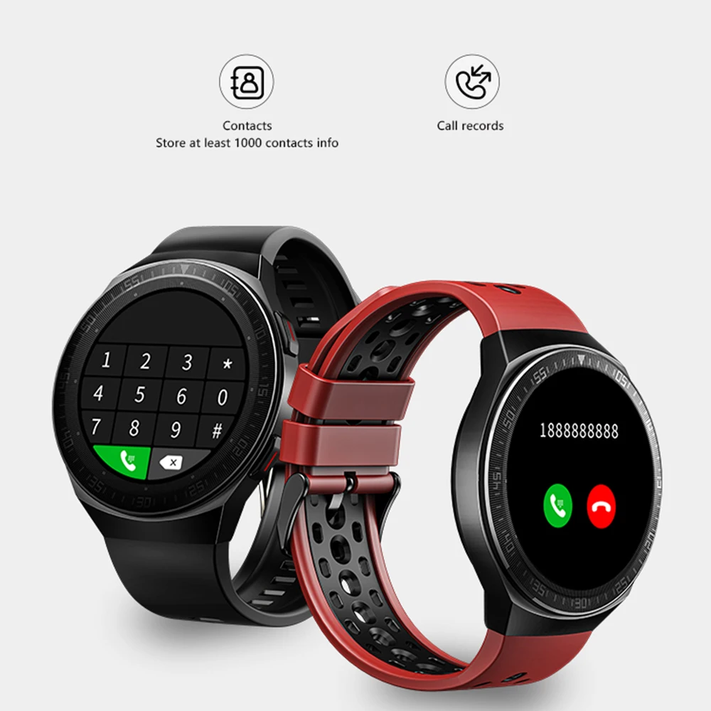 

MT-3 Bluetooth Smart Watch Men Women Call Full Touch Screen Monitoring Fitness Tracker Wristwatch Sports Waterproof Smartwatch