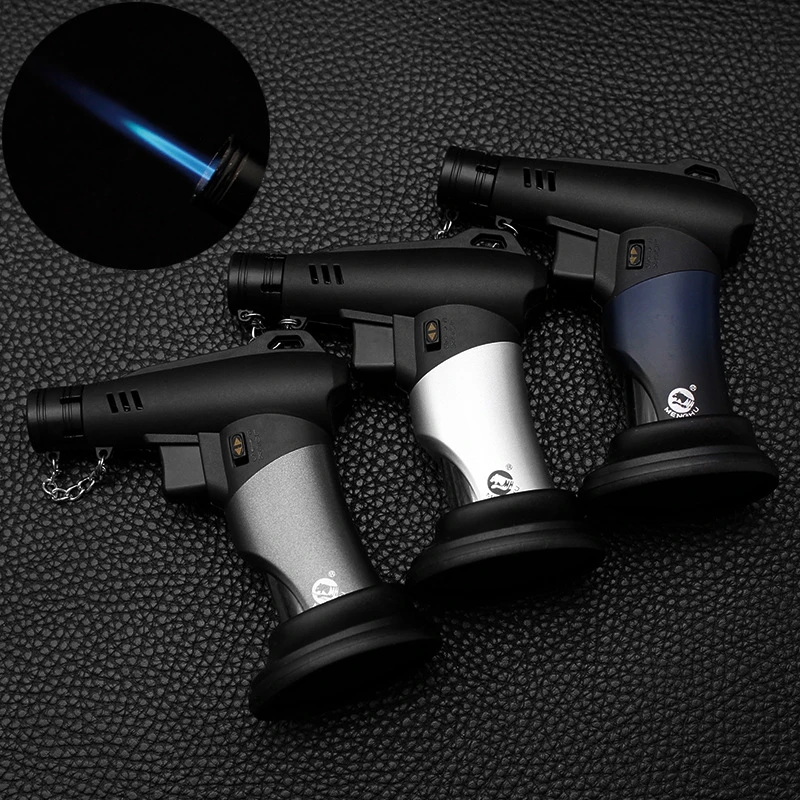 Spray Gun Butane Torch Turbo Lighters Gas Lighter Metal Cigar Cigarettes Accessories Smoking Gadgets for Men Gift | Дом и сад