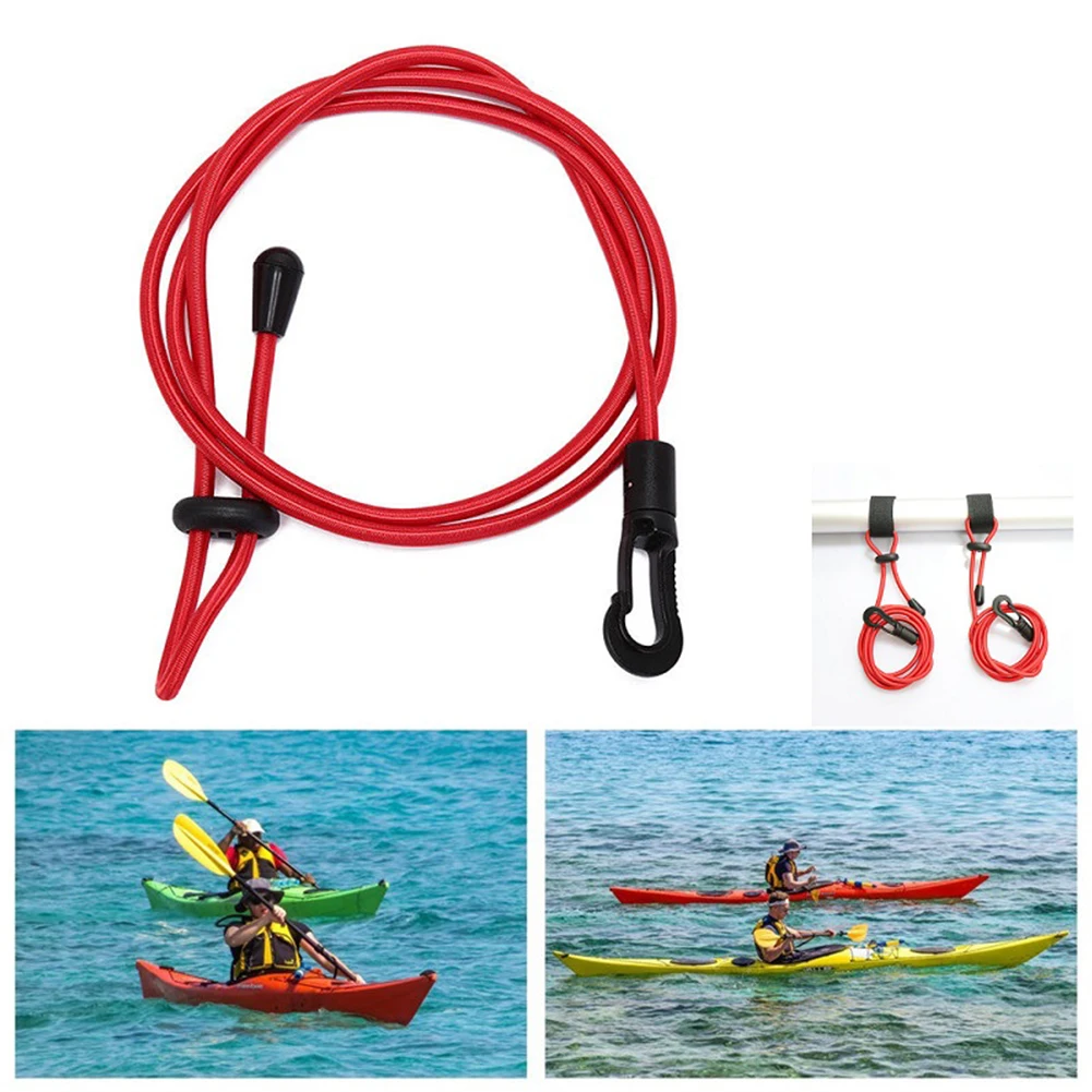 

Kayak Tying Paddle Cord Canoe Elastic Bungee Cord Shock Cord Hook Tie Down Rope Fishing Rod / Kayak Paddle Leash Surfing