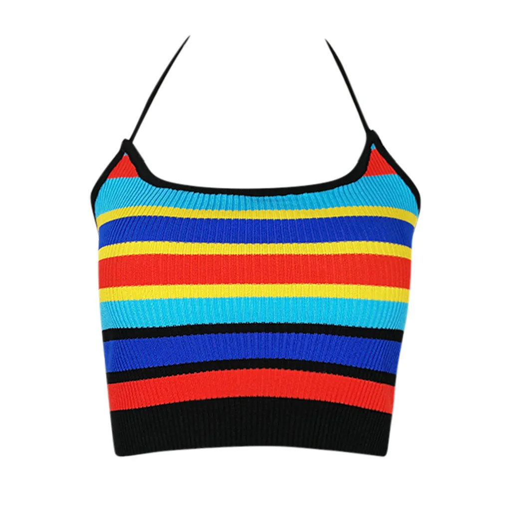 Кроп топ женский летний модный пикантный Трикотажный жилет куртка Блузка