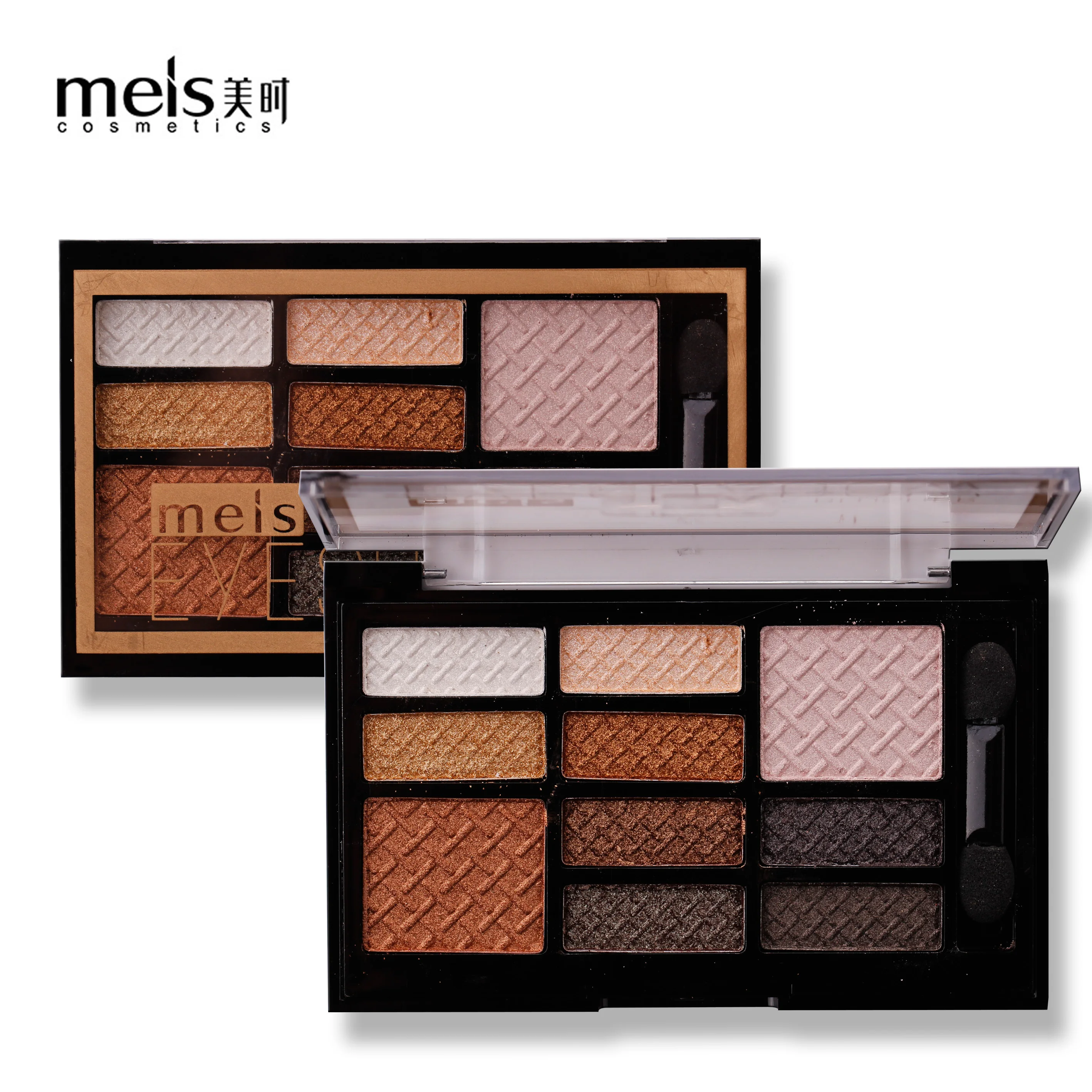 

Профессиональный макияж MEIS, брендовая палитра теней для век земли, 10 цветов, Палетка теней для век с блестками, макияж, Шиммер, шелковистый Т...