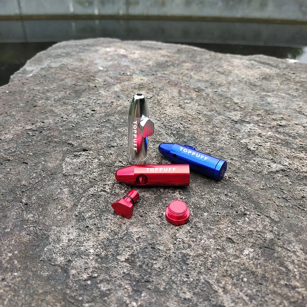 TOPPUFF 3 шт. X набор металлических тапочек пули снуд трубка нюхать аксессуары для