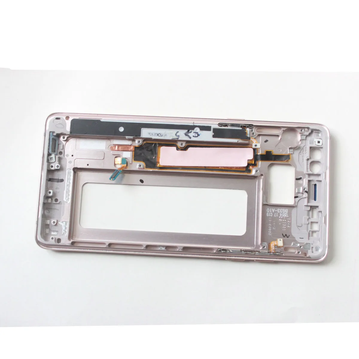 Средняя рамка корпуса рамки + кнопка отпечатка пальца для Samsung Galaxy Note 7 FE N930 N930F N935