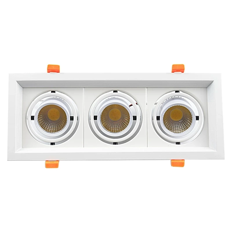 

Dimmable LED COB Recessed Ceiling Downlight 10w 20w 30w Super Bright Square Ceiling Lamp Spot Light AC110V 220V