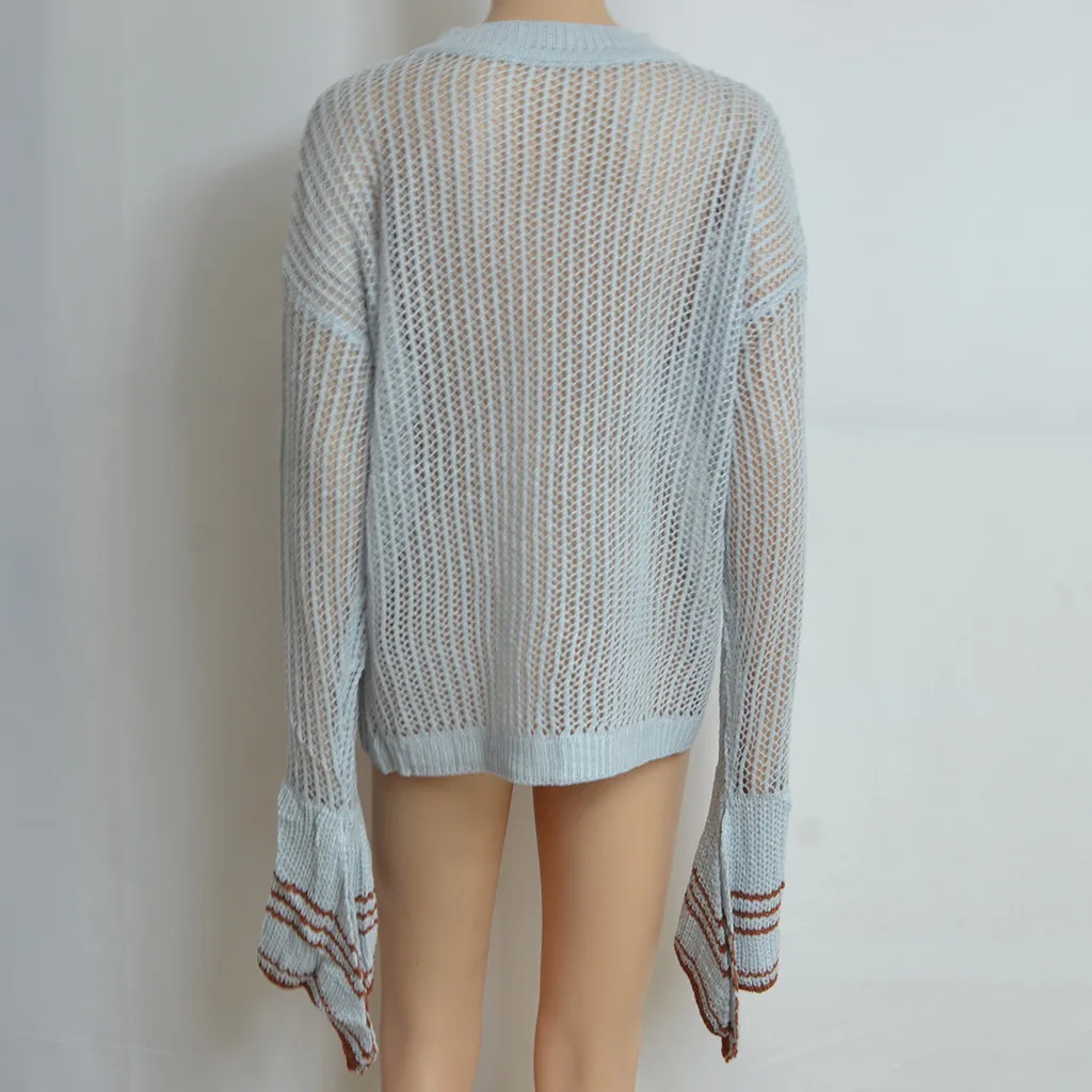 SAGACE сексуальные очаровательные женские тонкие свитера Осенний Повседневный