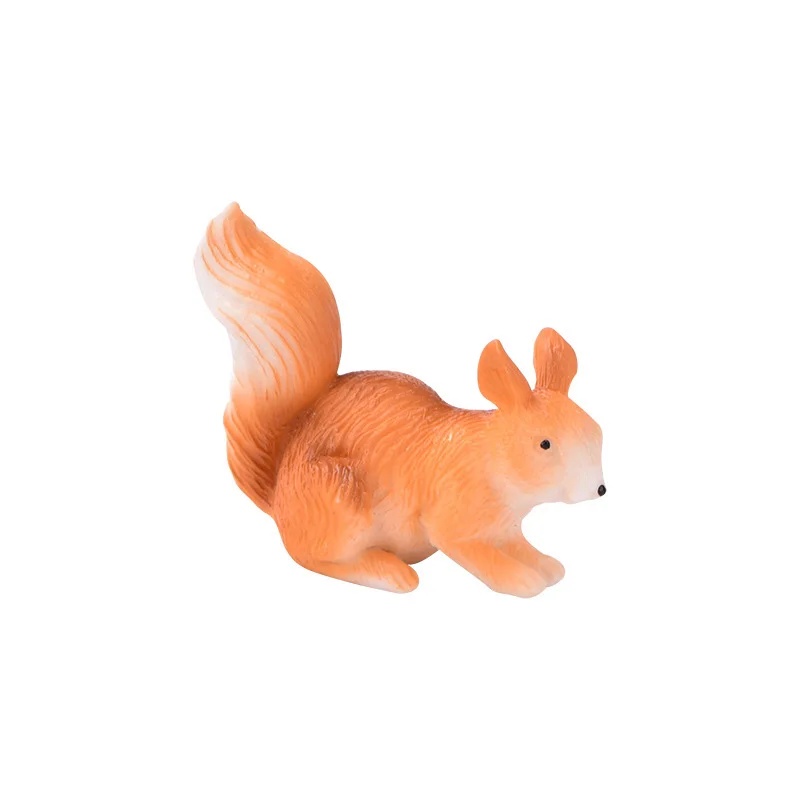 Миниатюры BAIUFOR искусственные животные мультяшная белка сделай сам сказочный