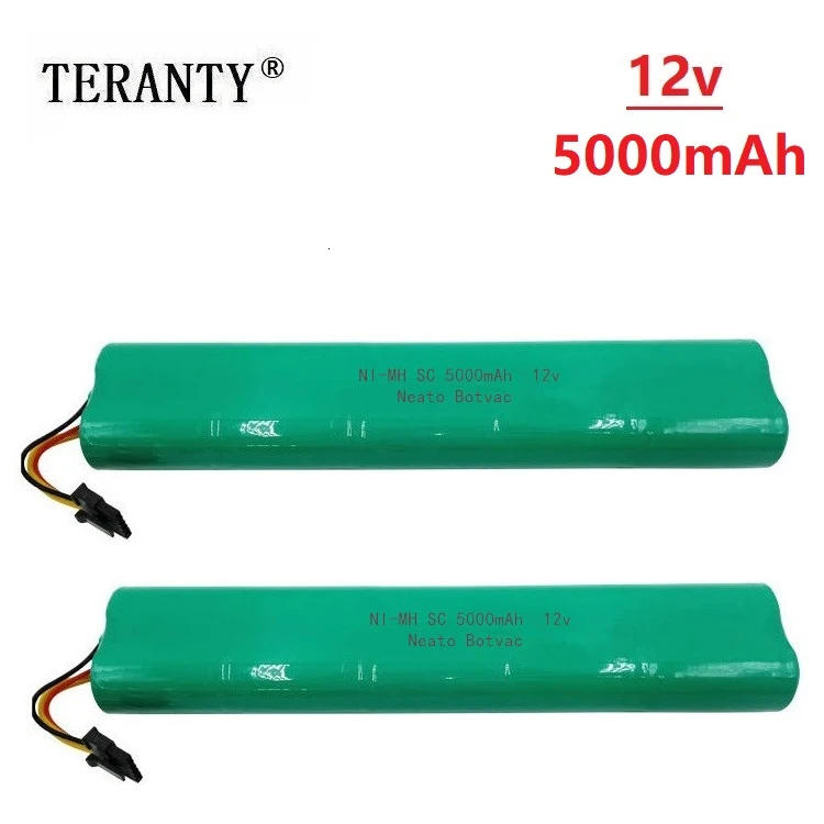 2 шт. подметально уборочная машина 12V 5000 мА/ч Батарея для Neato Botvac 70E 75 80 85 D75 D8 D85