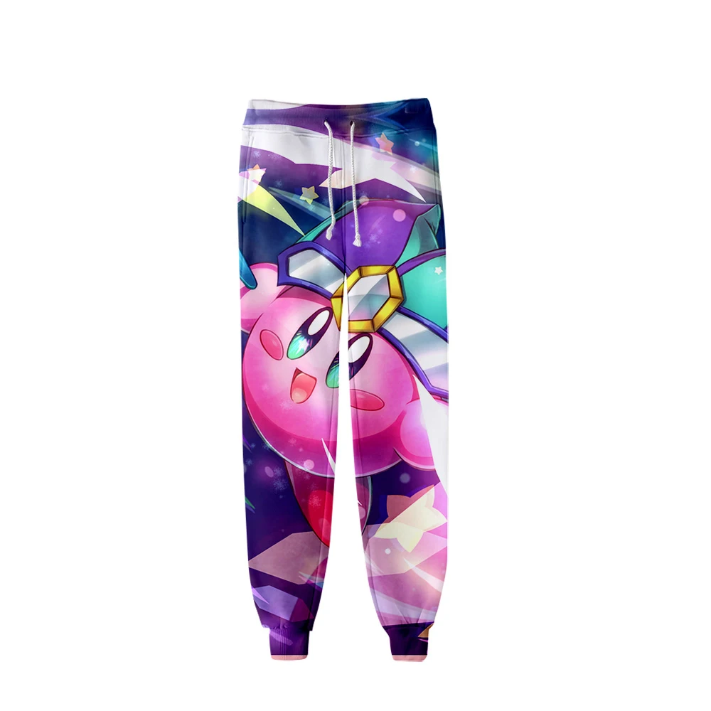 

2020 hot fashion sweatpants 3D printed Kirby ladies cute cartoon trousers summer girl jogging pants breathable casual pants
