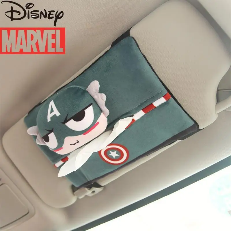 

Disney Cartoon Marvel Car Creative Hanging Paper Pack Paper Towel Sun Visor Tissue Box Ceiling Cartoon Car Tissue Cover