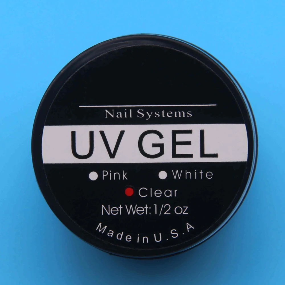 Прозрачный УФ-гель для ногтей 1 бутылка полигель инструмент маникюра наращивания