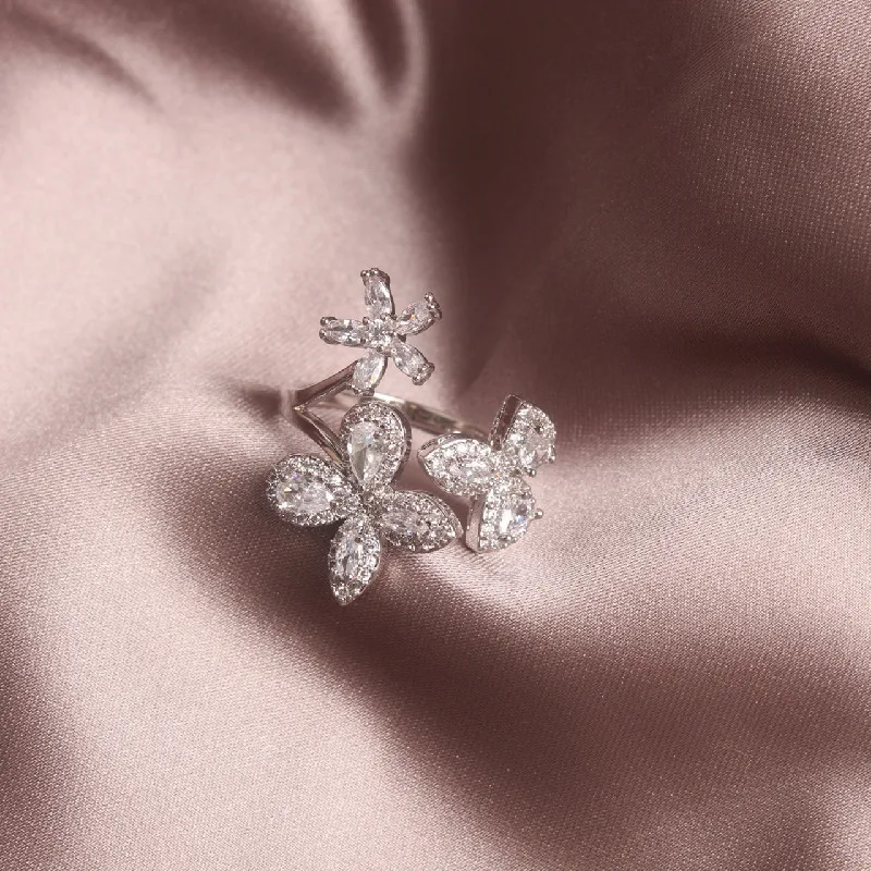 Корейские ювелирные изделия новый дизайн роскошные медные инкрустированные