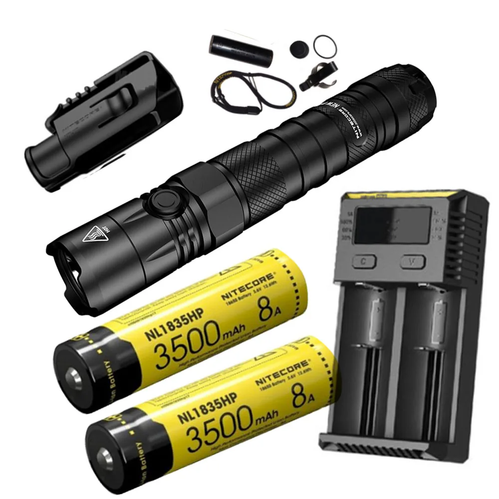 NITECORE Новый P12 ручной тактический флэш светильник XP L HD V6 max 1200 люмен луч бросок 238 м