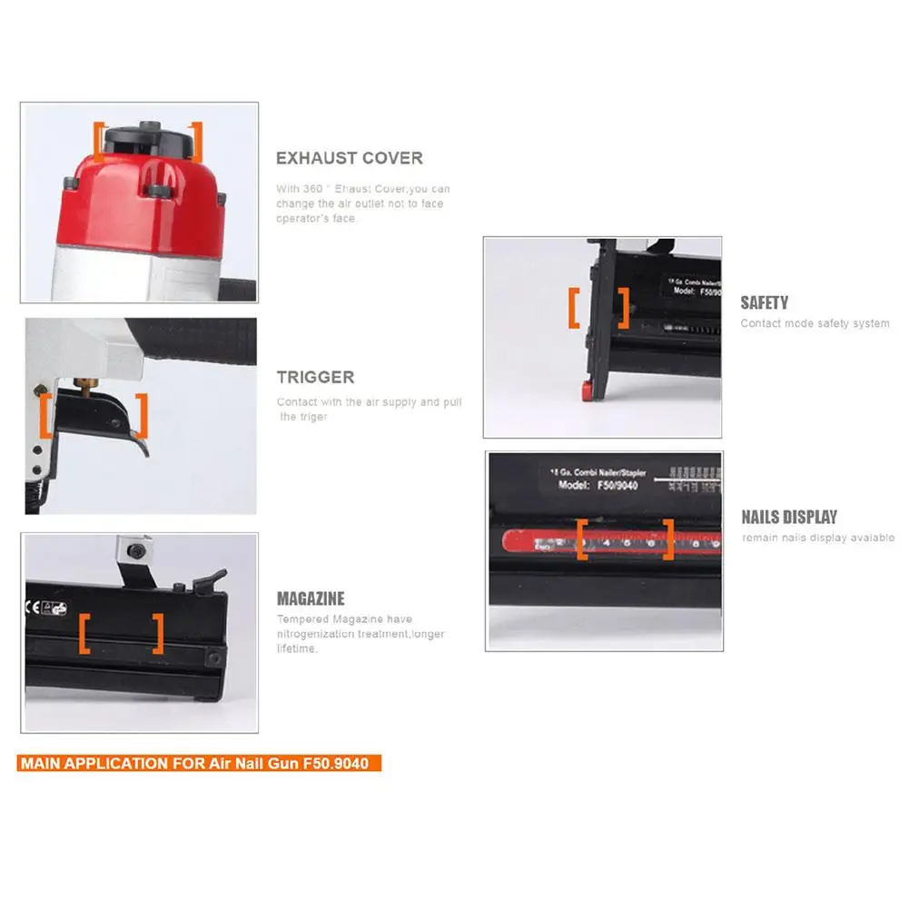 Пневматические молотки степлер мебельный заклепки три 2 в 1 пистолет комплект