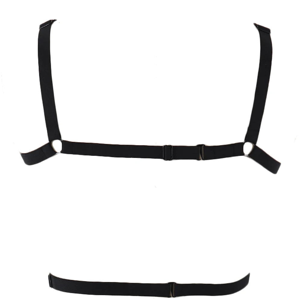 Черный сексуальный женский ремень с заклепками Pentagrama танцевальный серебристого