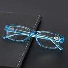 Модные прозрачные очки для чтения из смолы, модные небольшие очки унисекс, очки для чтения с защитой от голубого света, 4 цвета на выбор