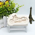 Красивая Байкерская силиконовые формы для выпечки инструменты для выпечки Форма для пирога десерт Формочки в форме кружева для шоколада украшения свадебные принадлежности