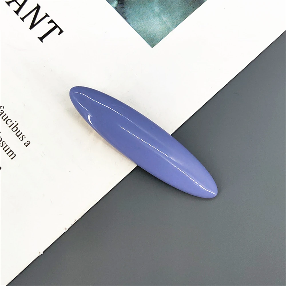 Новые яркие цвета Акриловые зажимы для волос геометрические каплевидные шпильки