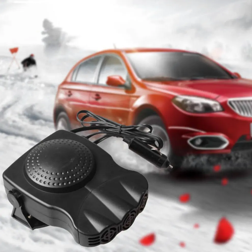 

12V 150W Car Vehicle Cooling Fan Hot Warm Heater Windscreen Demister Defroster 2 in 1 Portable Auto Car Van Heater
