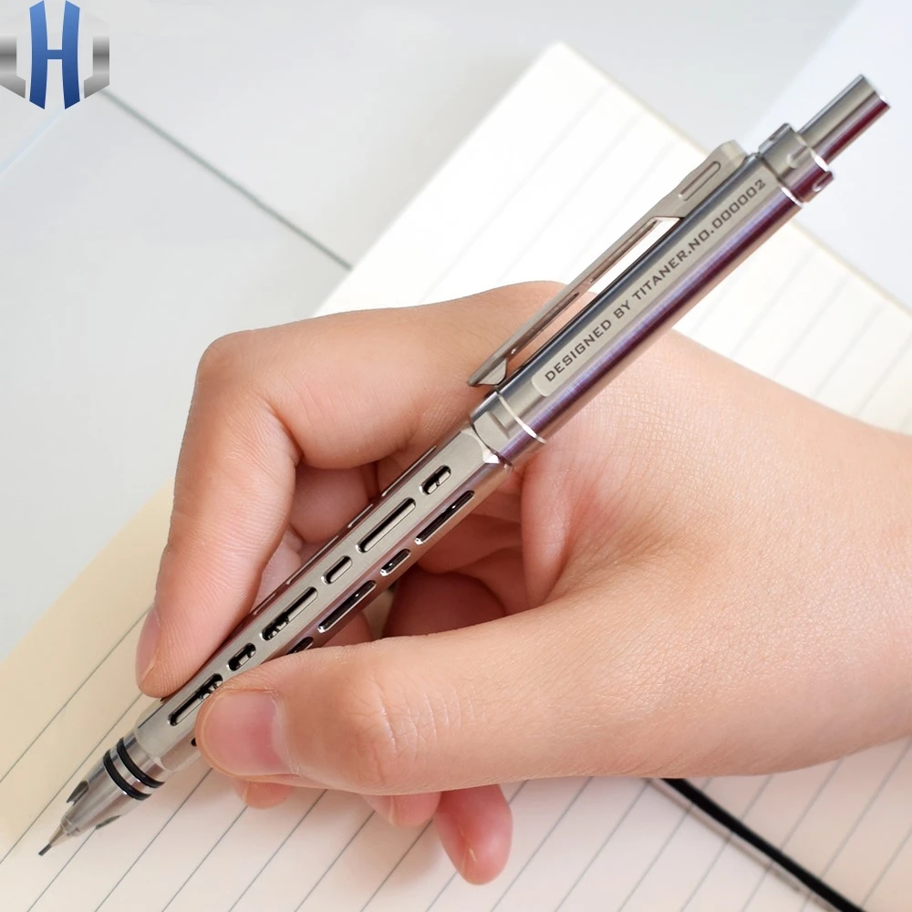 Автоматический карандаш из титанового сплава для студентов непрерывный свинец 0