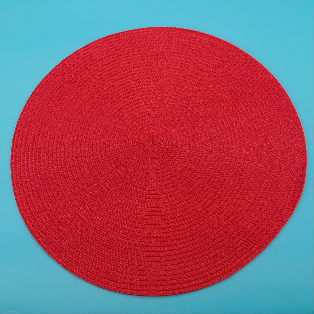 New Color Knitted by Cotton Thread PP Round Placemat Tischset Plakedo Tovagliette Brikker Tabletit Plata for Dining Table