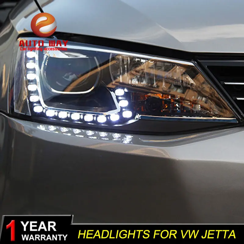 Автомобильный Стайлинг чехол для фар VW Jetta 2012-2017 Автомобильные светодиодные фары