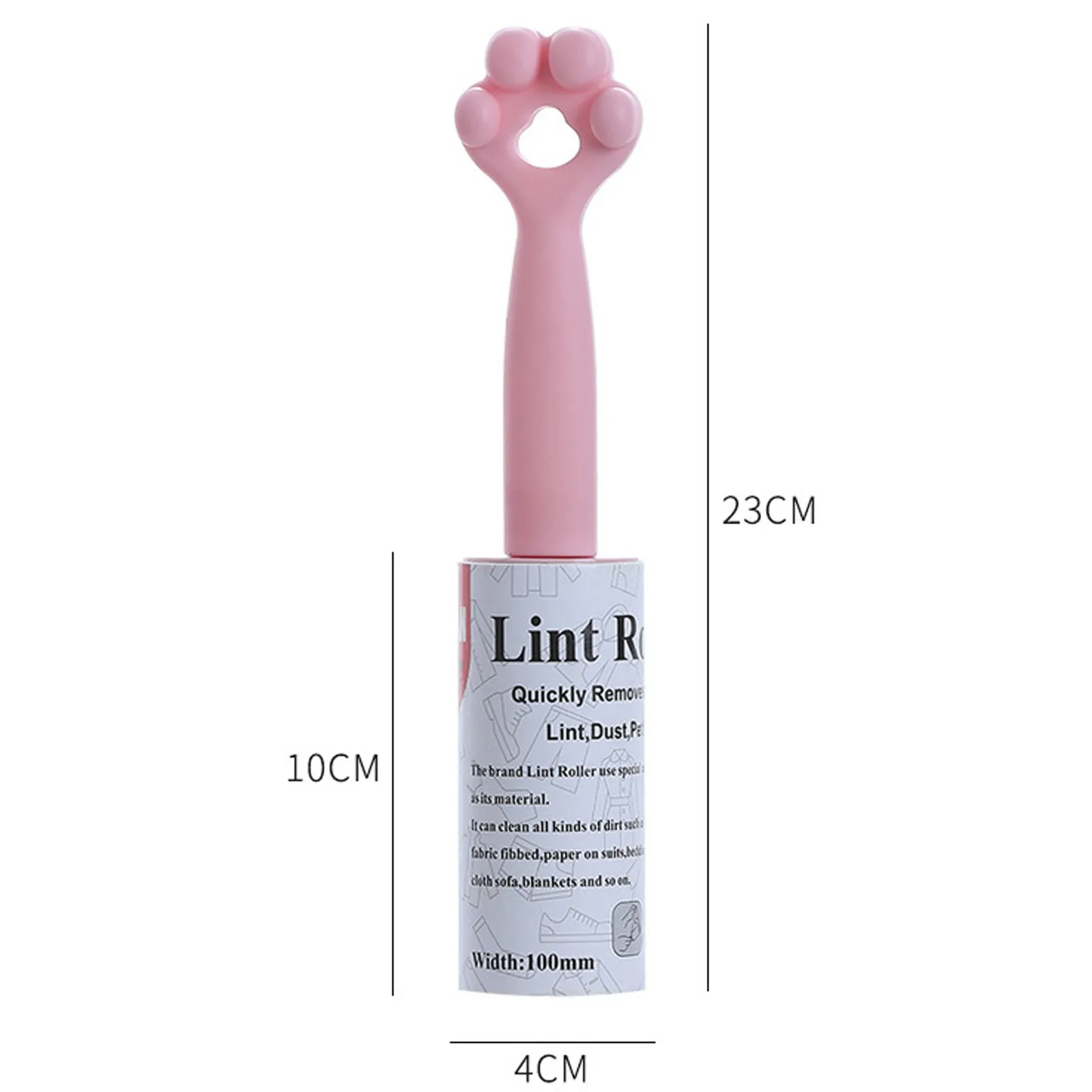 

Cute Animal Paw Handle Roller Dust Cleaner Sticking Roller For Clothes Pet Hair Cleaning Cartoon Household Dust Wiper Tools