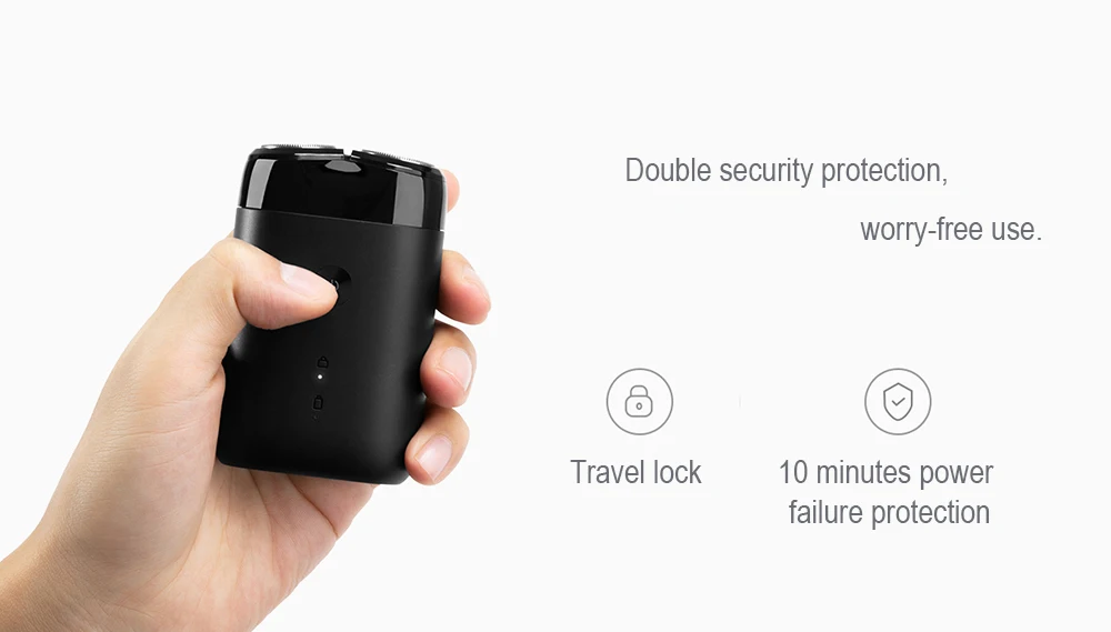 Электробритва Xiaomi Mijia 2 Мужская стальная портативная Водонепроницаемая бритва с
