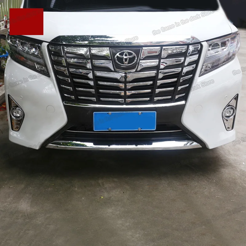 Lsrtw2017 abs хромированные автомобильные передние противотуманные фары для toyota alphard