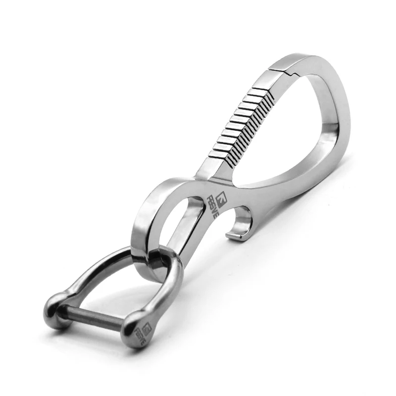 Роскошный титановый брелок для ключей мужчин и женщин изысканный автомобильный