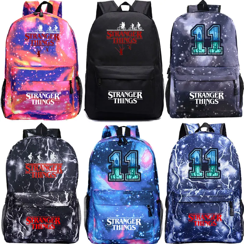 

New Mochila Stranger Things Backpack Children School Bag Boys Girls Book Bag Teens Travel Rucksack Kid Stranger Things Schoolbag