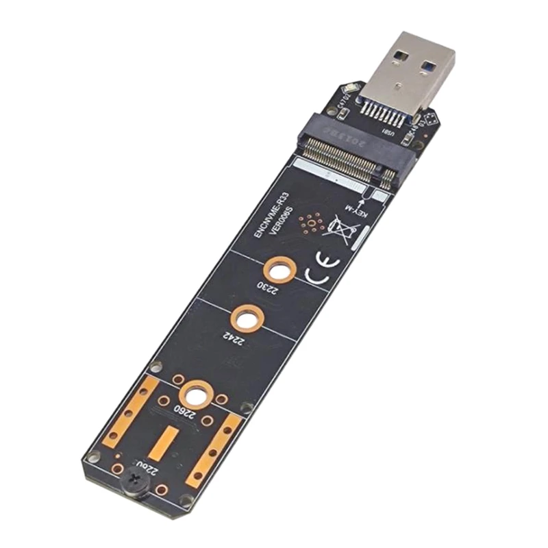 

USB3.1 to NVME SATA Hard Disk Enclosure Dual Protocol M.2 NGFF Protocol to A Port RTL9210B