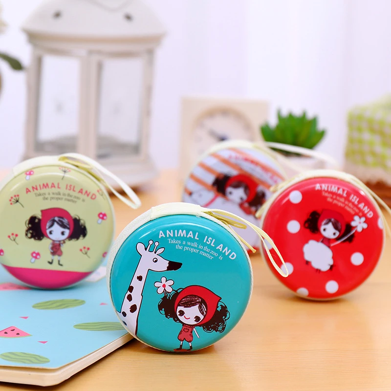

DL Korean version of creative cartoon headset Baupra girl iron zero wallet round coin bag Wholesale price office & school