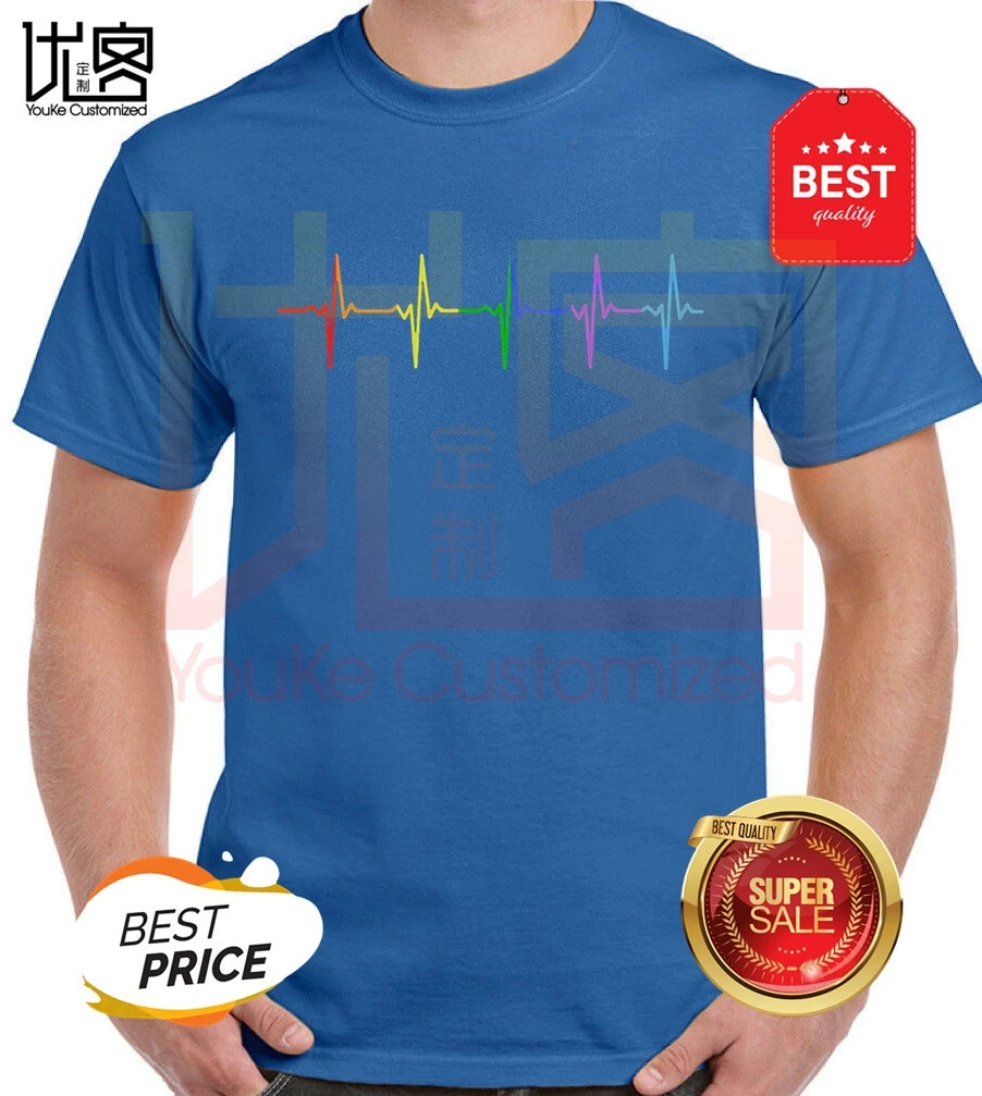 Для Мужчин's горячая Распродажа 100% хлопковое платье с радугой и пульс