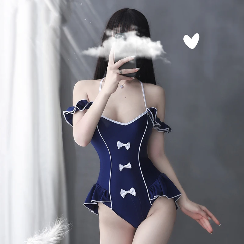 Аниме Косплей сексуальный купальник нижнее белье женская униформа для взрослых