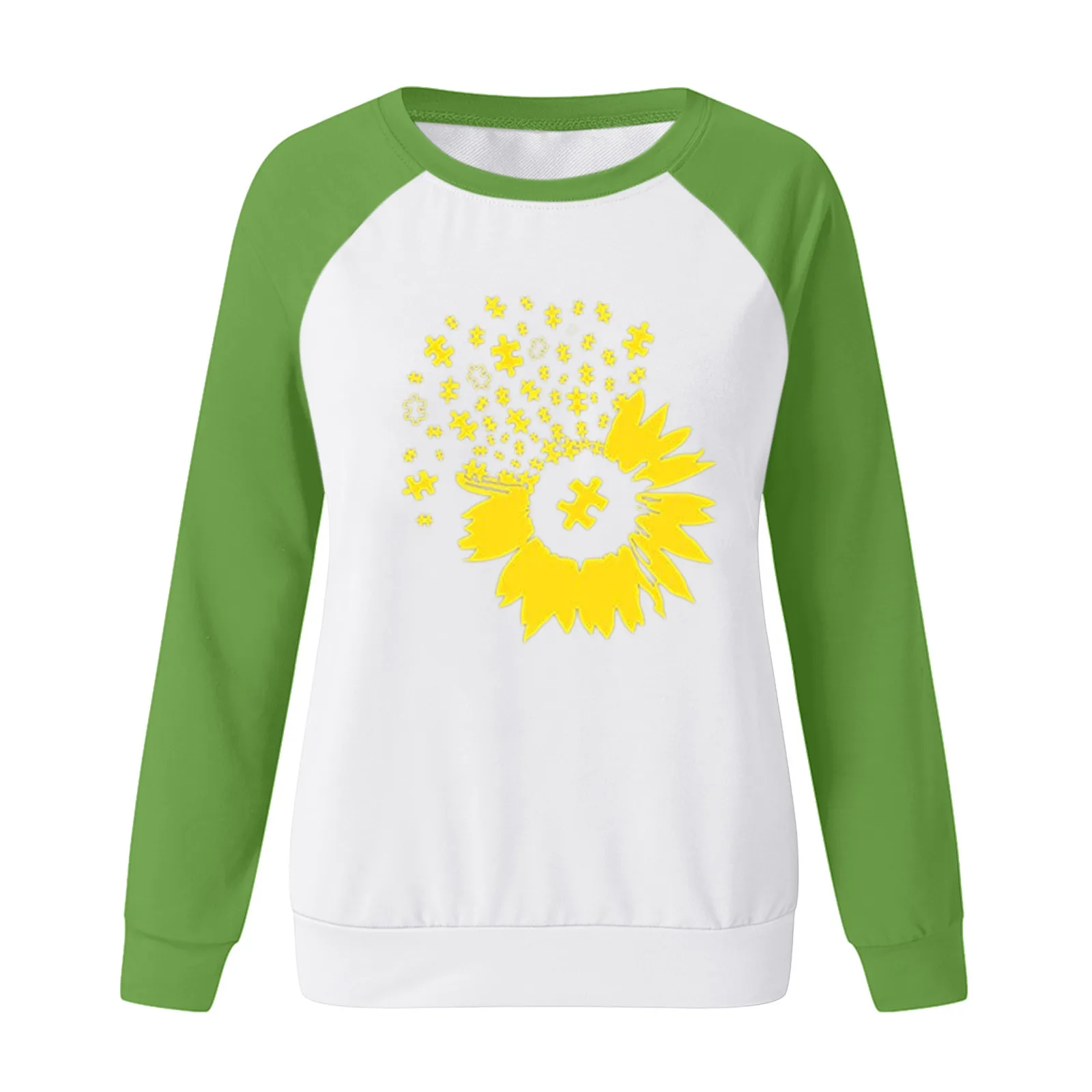 

Women's Sweatshirt Fashion Autumn Winter Casual Sunflower Print Long-sleeved Sweatshirt Casual Blouse Pullover Sudadera D716#