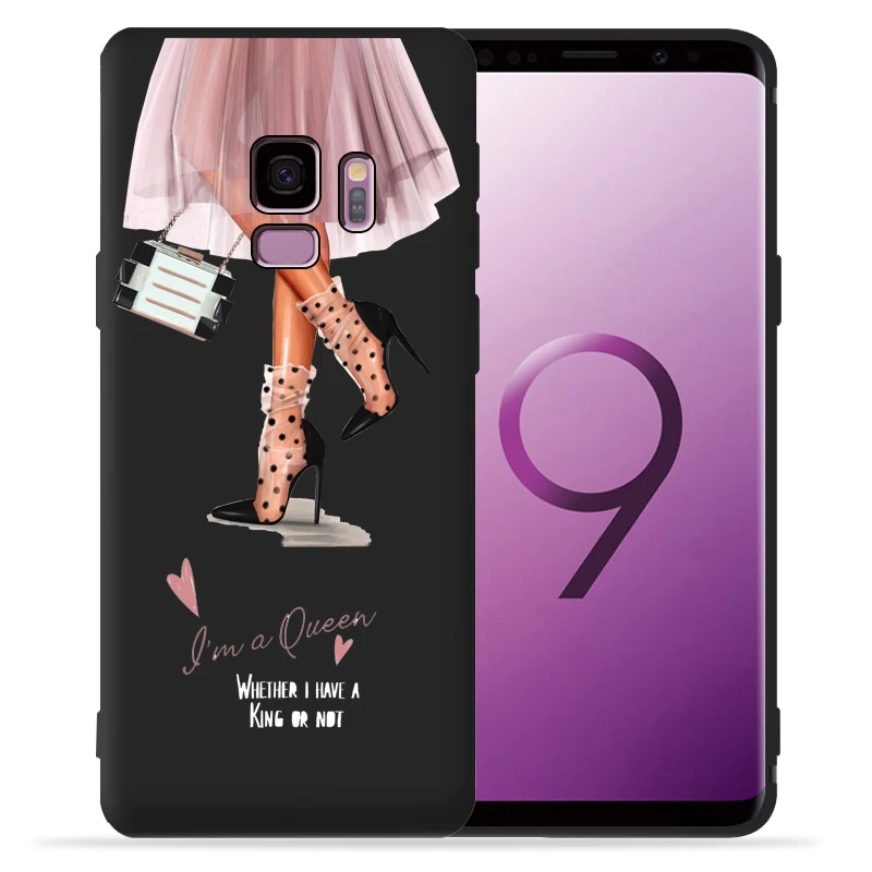 Сексуальная девушка Роскошный чехол для телефона samsung Galaxy S9 S8 S10 Plus S7 S6 Edge S10 Lite Note9 8 10 Pro чехол Etui - Цвет: 02