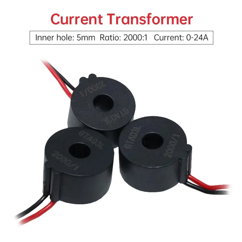 

Hall Split Core Current Sensor Through Core High Precision Small Miniature Current Transformer 20A / 10mA Current Transformer